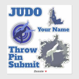 Adesivo Judo personalizado