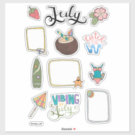 Adesivo July Sticker Sheet – Fun in the Sun