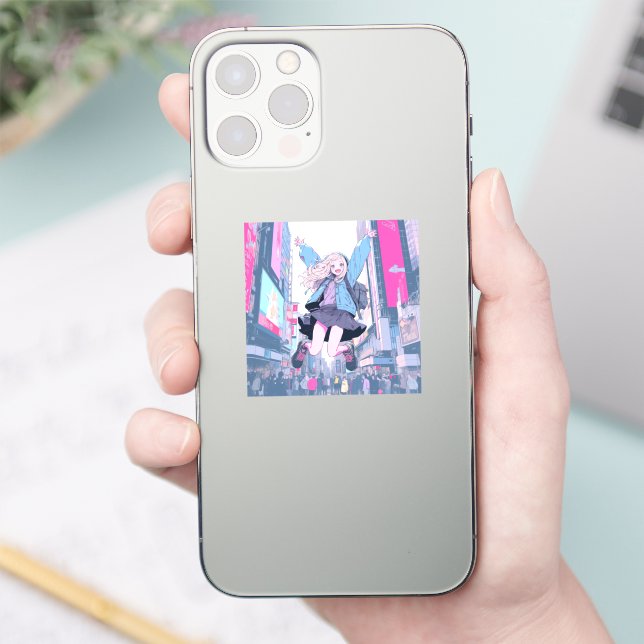 Adesivo Jumping JK シール｜寿司娘 Seal GenerativeAI (Telefone)