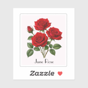 Adesivo June Rose Flowers