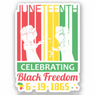 Adesivo Junta   19 de junho de 1865   Liberdade Negra