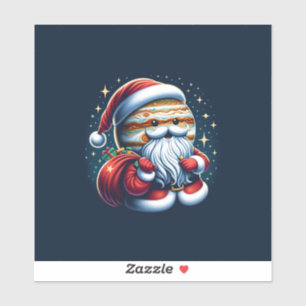 Adesivo Júpiter Jolly Velho Papai Noel Astronomia