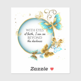 Adesivo JW Com Olhos de Fé Vinil Sticker