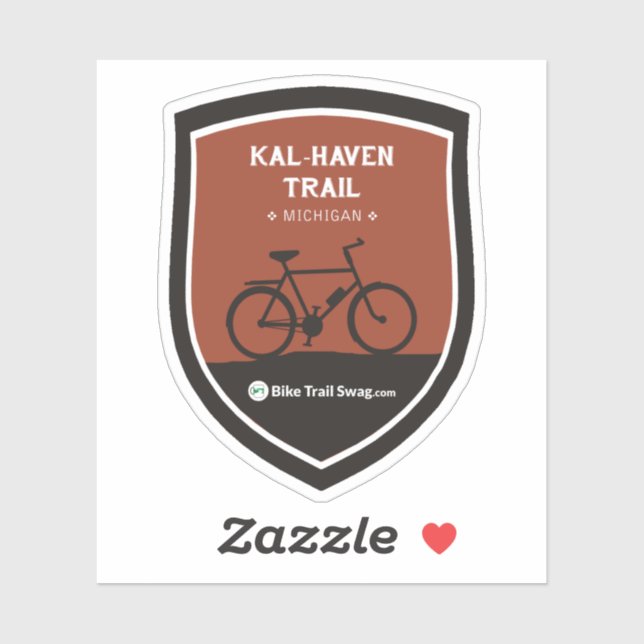 Adesivo Kal-Haven Trail (Folha)