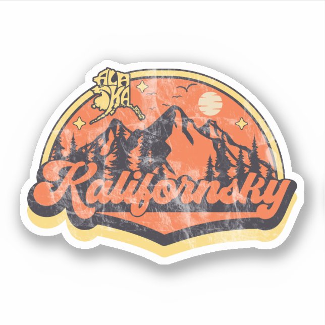 Adesivo Kalifornsky, Alasca (Frente)