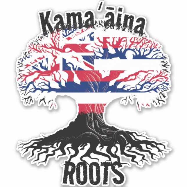 Adesivo Kama"āina ROOTS Sticker (Frente)