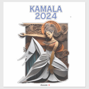 Adesivo Kamala 2024 para o Presidente Thunder_Cove