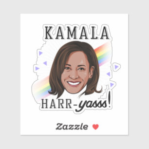 Adesivo Kamala Harr-Yasss