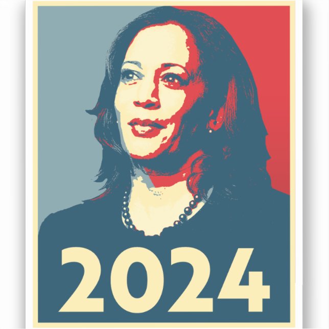 Adesivo Kamala Harris 2024 (Frente)