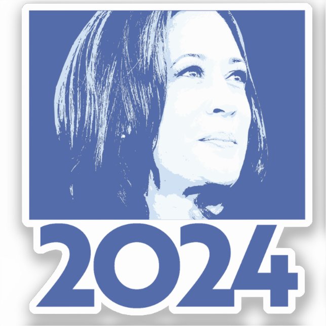 Adesivo Kamala Harris 2024 (Frente)