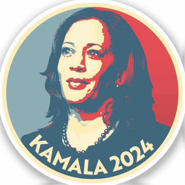 Adesivo Kamala Harris 2024 (Frente)
