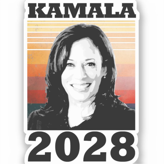 Adesivo Kamala Harris 2028 (Frente)