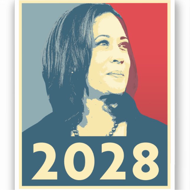 Adesivo Kamala Harris 2028 Hope (Frente)