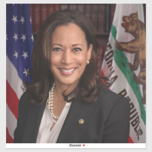 Adesivo Kamala Harris Candidato ao Presidente EUA 2024 (Folha)