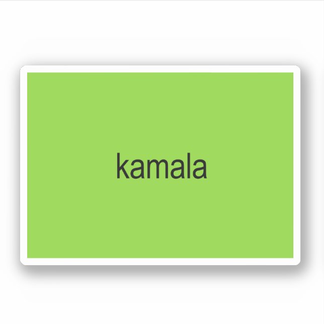 Adesivo Kamala Harris é Brat (Frente)