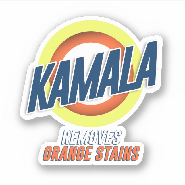 Adesivo Kamala remove manchas laranja (Frente)