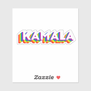 Adesivo Kamala Retro Pride