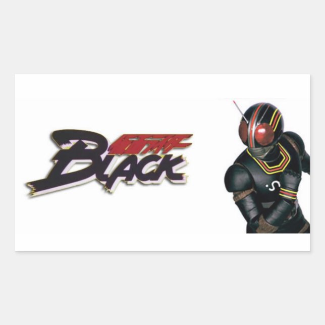 Adesivo Kamen Rider BLACK (Frente)