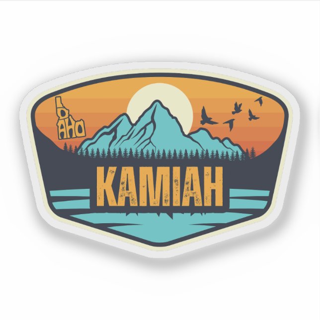 Adesivo Kamiah, Idaho (Frente)