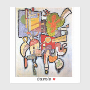 Adesivo Kandinsky - Complex Simple, obra de arte abstrata,