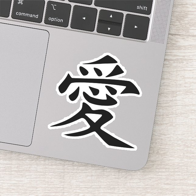 Adesivo Kanji Love Sticker (Detalhe)