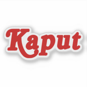 ADESIVO KAPUT ♦ NÃO TRABALHO ♦