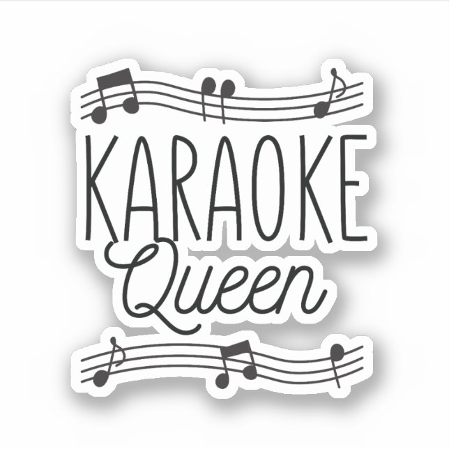 ADESIVO KARAOKE QUEEN (Frente)