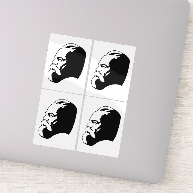 Adesivo Karl Marx, Communism, Socialism, Soviet Union (Detalhe)