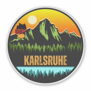 Adesivo Karlsruhe, Baden-Württemberg Alemanha