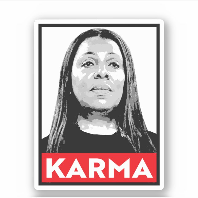 Adesivo KARMA: Letitia James (Frente)