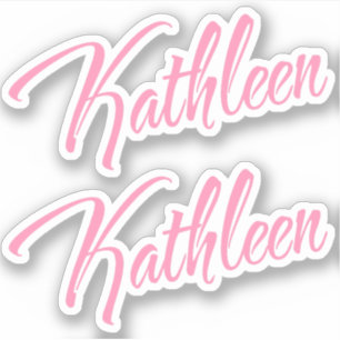 Adesivo Kathleen Decorative Name (Nome decorativo da Kathl