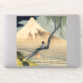 Adesivo Katsushika Hokusai - Menino Vendo o Monte Fuji