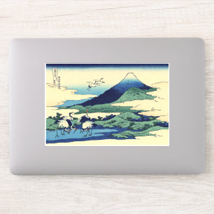 Adesivo Katsushika Hokusai - Umegawa na província de Sagam