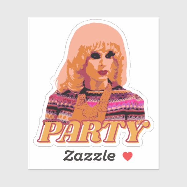 Adesivo Katya Zamo Party (Folha)