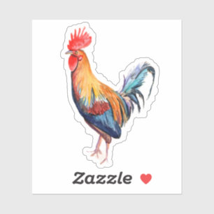Adesivo Kauai Rooster Chicken Hawaii Animal Sticker