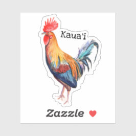 Adesivo Kauai Rooster Sticker