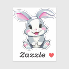 Adesivo Kawaii Baby Bunny Sticker