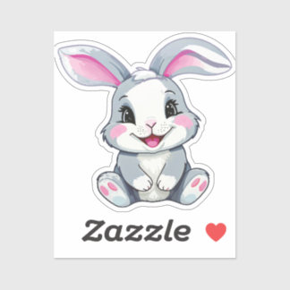 Adesivo Kawaii Baby Bunny Sticker