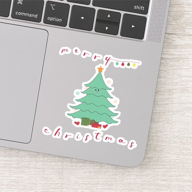 Adesivo Kawaii Christmas Vinyl Sticker (Detalhe)
