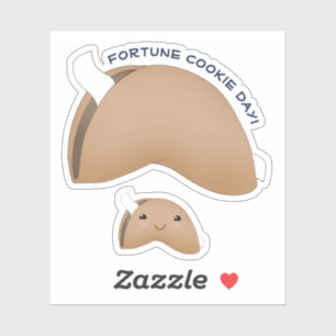 Adesivo Kawaii Fortune Cookie
