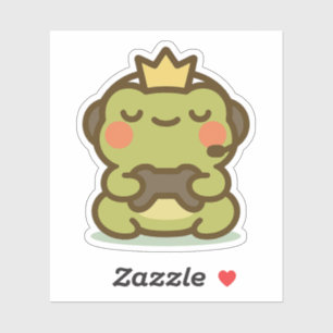 Adesivo Kawaii Gamer Sapo Sticker