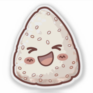 Adesivo Kawaii Onigiri