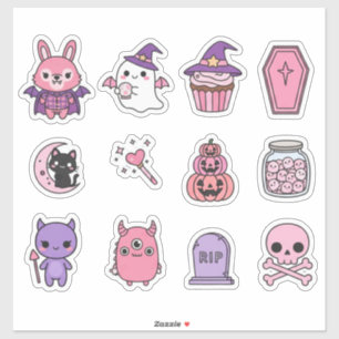 Adesivo Kawaii Pastel Moonlight Magic Sticker Pack