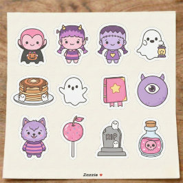 Adesivo Kawaii Spooky Sweethearts Sticker Pack
