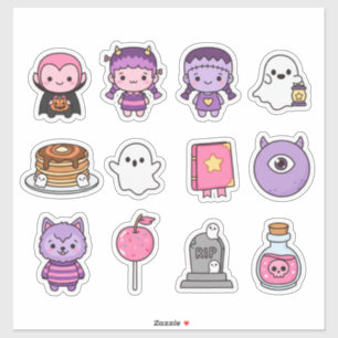 Adesivo Kawaii Spooky Sweethearts Sticker Pack