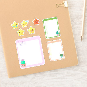 Adesivo Kawaii Stars Notes To-Do