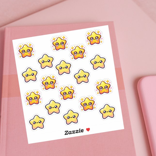 Adesivo Kawaii Stars Sticker Pack (Criador carregado)