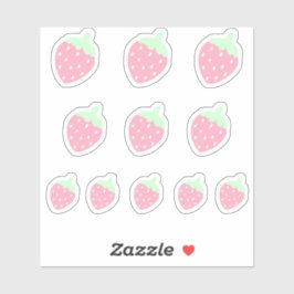 Adesivo Kawaii Strawberry Sticker