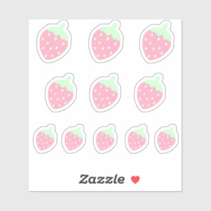 Adesivo Kawaii Strawberry Sticker