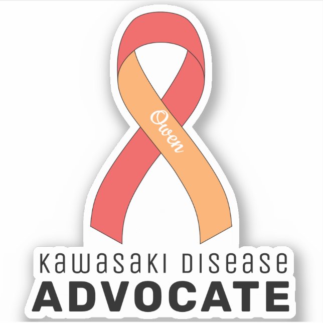 Adesivo Kawasaki Disease Advocate Vinyl Sticker (Frente)